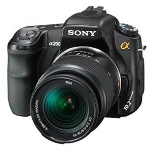 Sony Alpha A200 + Lens
